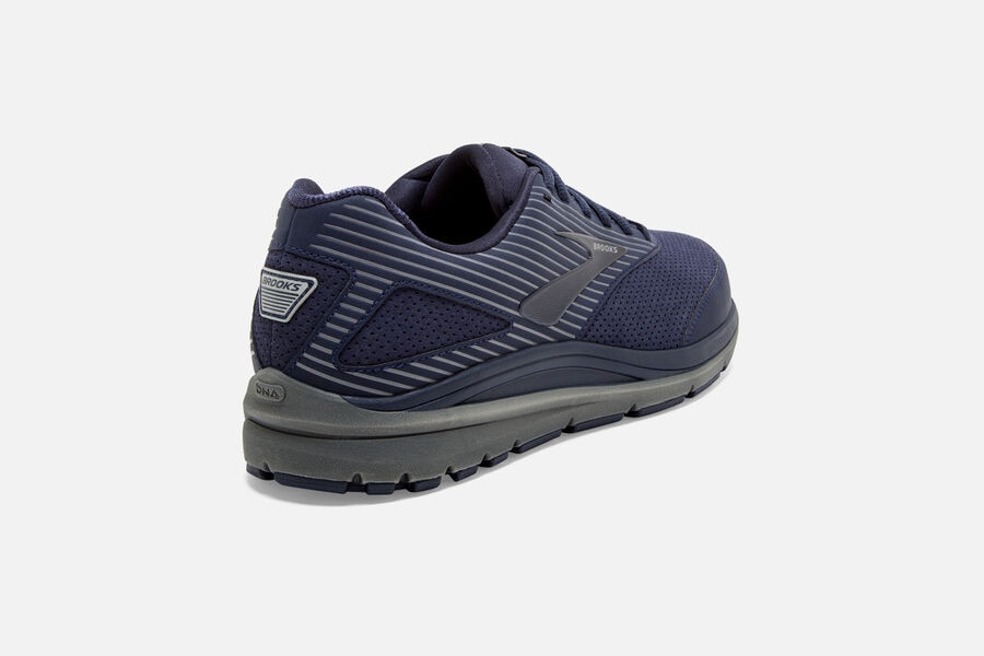 Addiction Walker Suede Brooks Running Shoes NZ Mens - Navy - FEPLUN-469